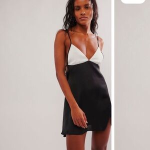 Free People Belmore Blocked Mini Slip